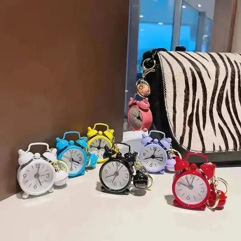 Creative Mini Alarm Clock Keychain - Image 2