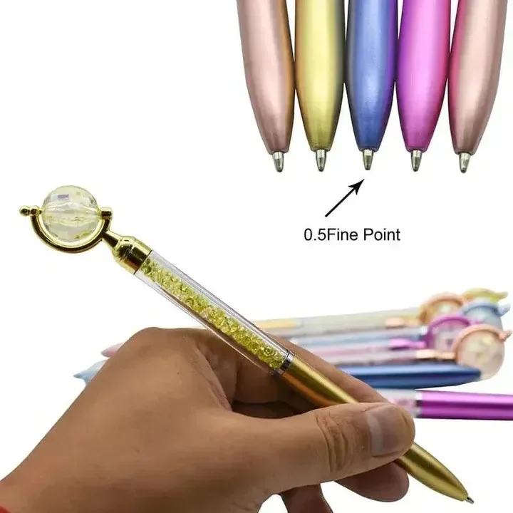 Crystal Globe Earth Ballpoint Pen - Image 6