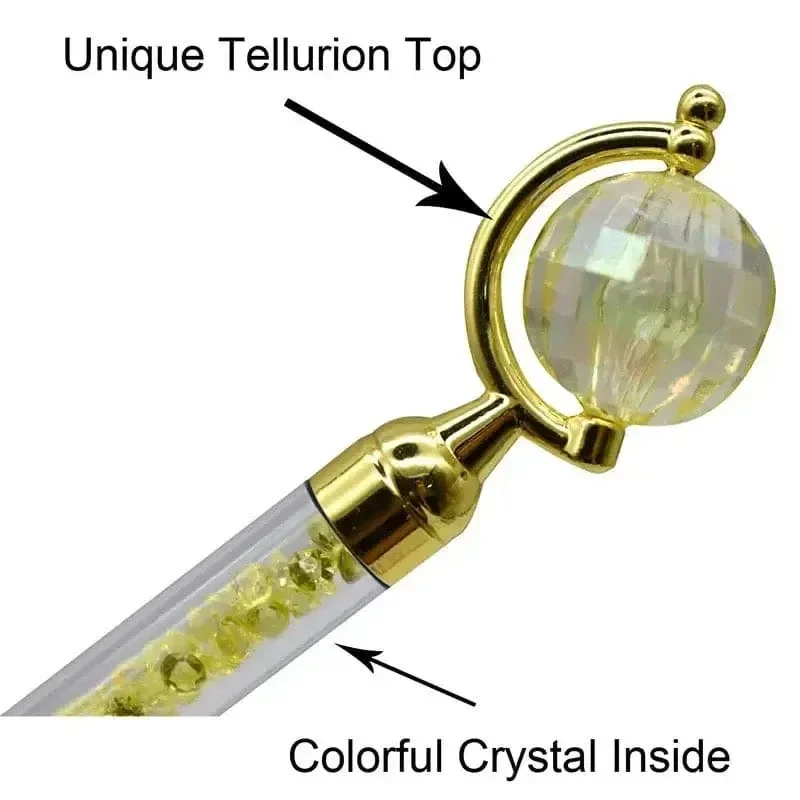 Crystal Globe Earth Ballpoint Pen - Image 7