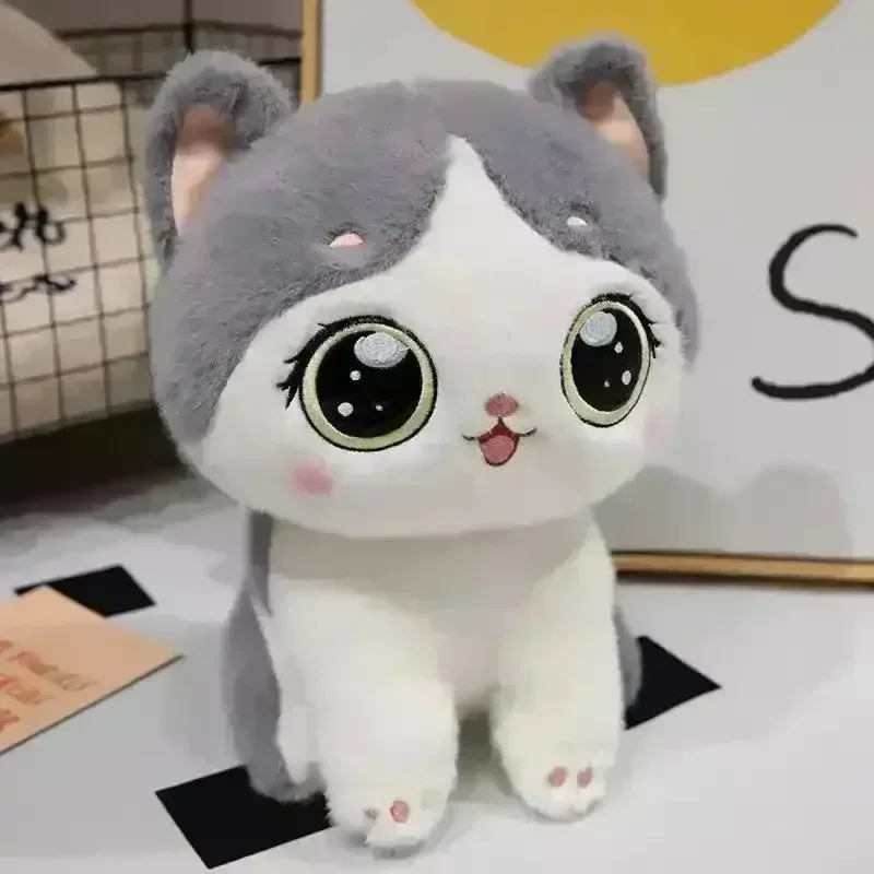 Cuddly Shine Eye Cat Plush Toy - Image 6