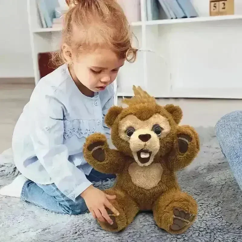 Curious Bear Interactive Plush Toy - Image 2
