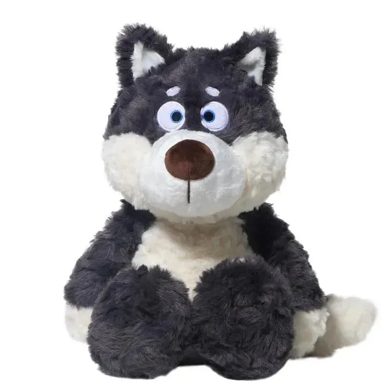 Curious Gray Wolf Plushie (40 cm)