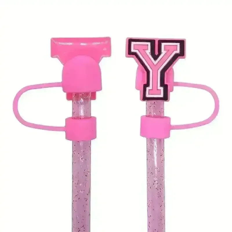 Custom Letters Silicone Straw Tip Covers For Stanley Cup - Image 3