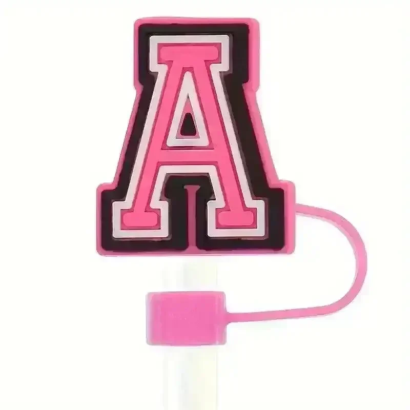 Custom Letters Silicone Straw Tip Covers For Stanley Cup - Image 4
