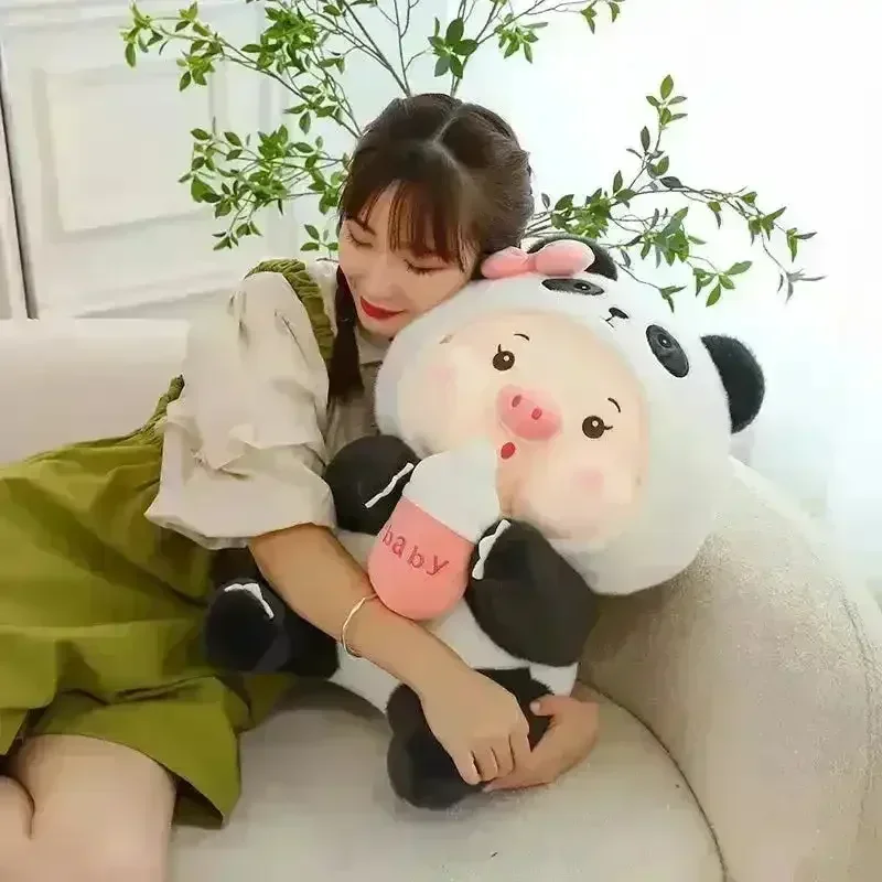 Cute Baby Panda Piggy Plushie (35 cm) - Image 6