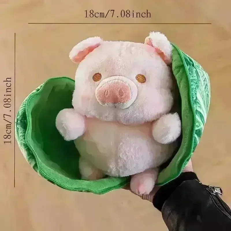 Cute Cabbage Pig Plushie - Image 9
