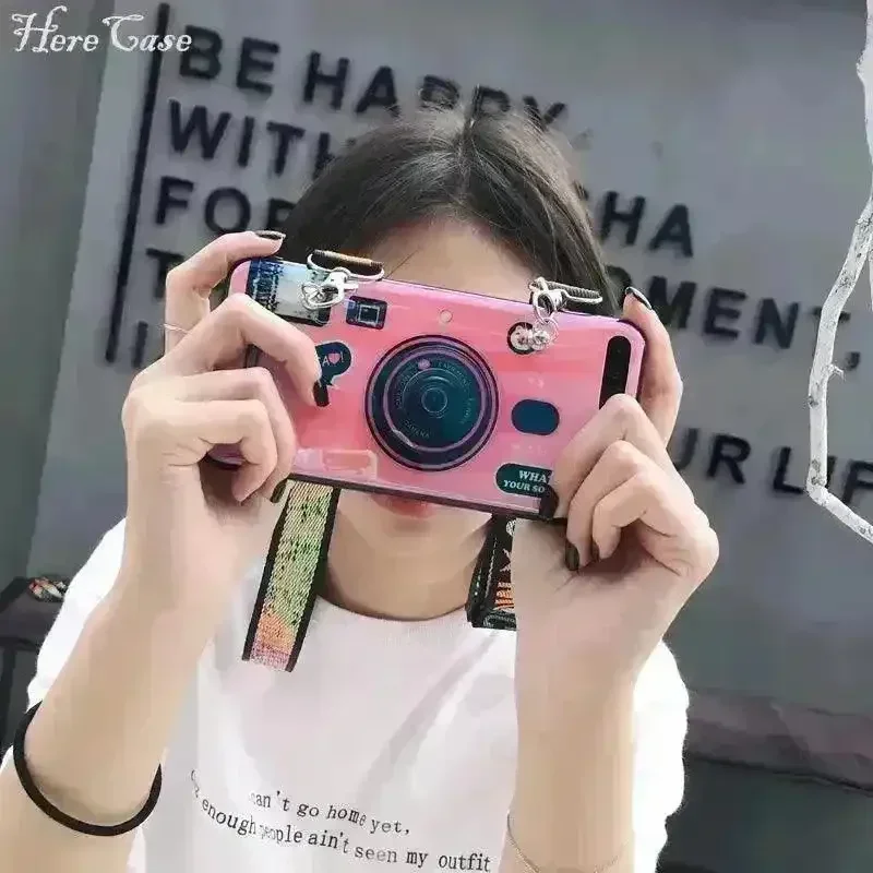 Cute Camera Strap Phone Case (For Samsung) - Image 3