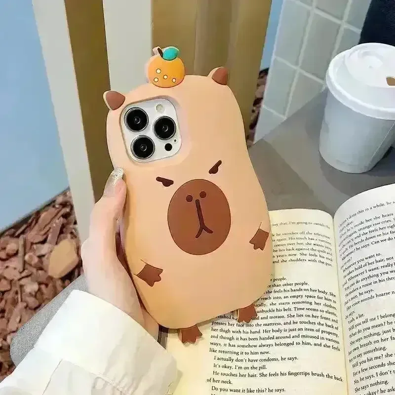 Cute Capybara Air Cushioned Case (For iPhone) - Image 16