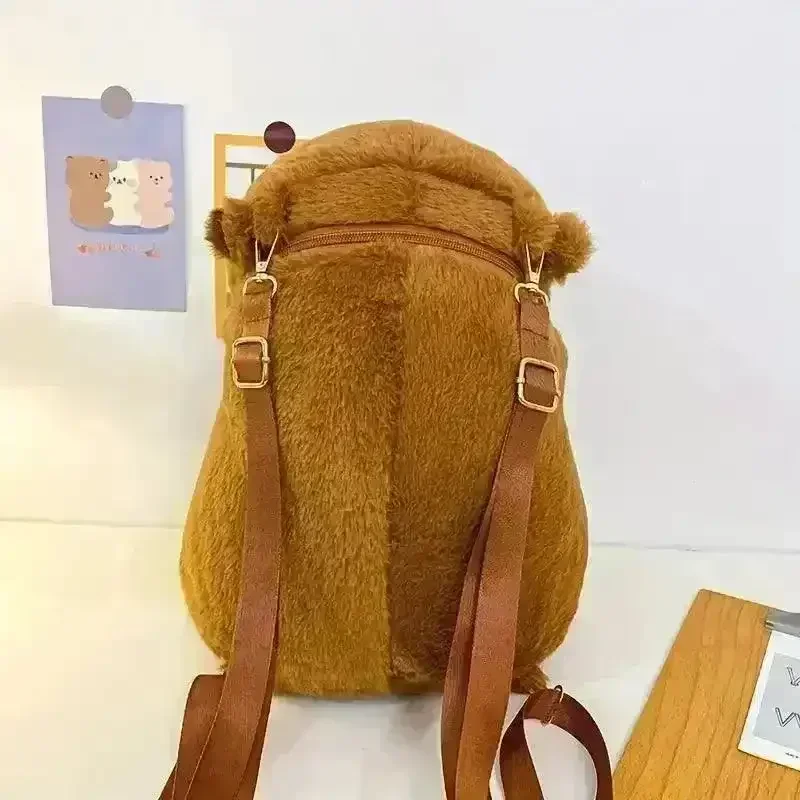 Cute Capybara Plush Backpack - Image 4