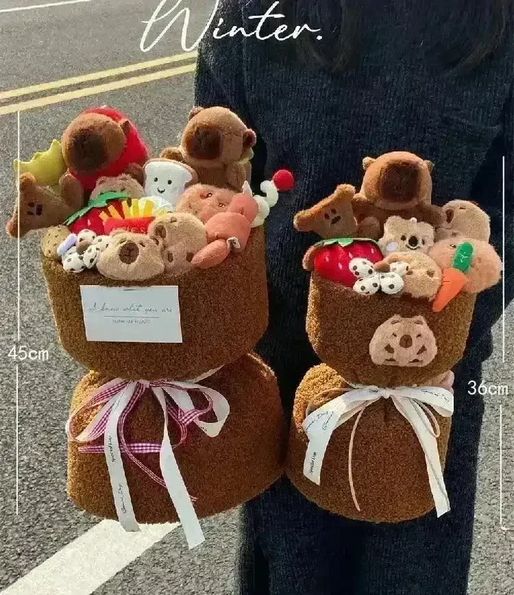Cute Capybara Plush Bouquet - Image 6
