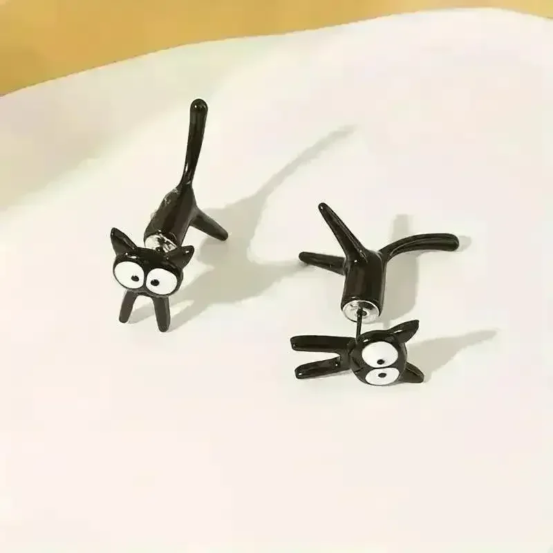 Cute Cartoon Cat Stud Earrings - Image 12