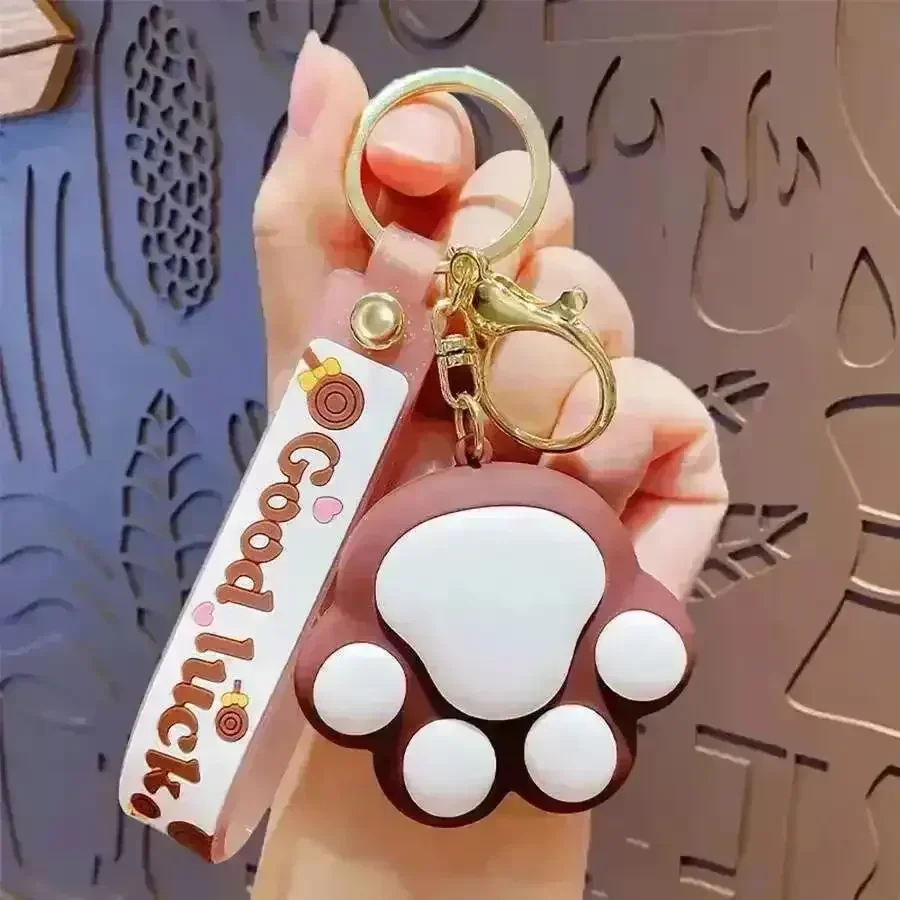 Cute Cat Paw 3D Keychain - Image 6