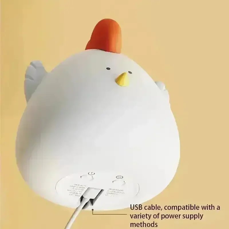 Cute Chicken Silicon Night Lamp - Image 5