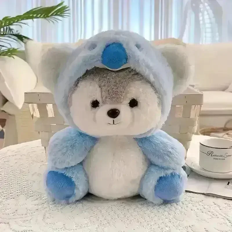 Cute Cosplay Husky Pup Soft Plushie - Image 8