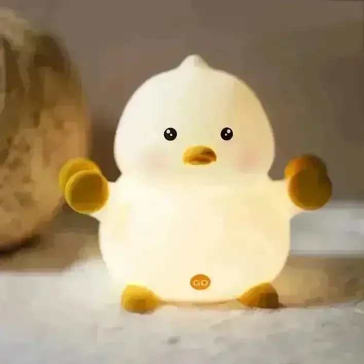 Cute Dumbbell Duck Silicon Lamp - Image 3