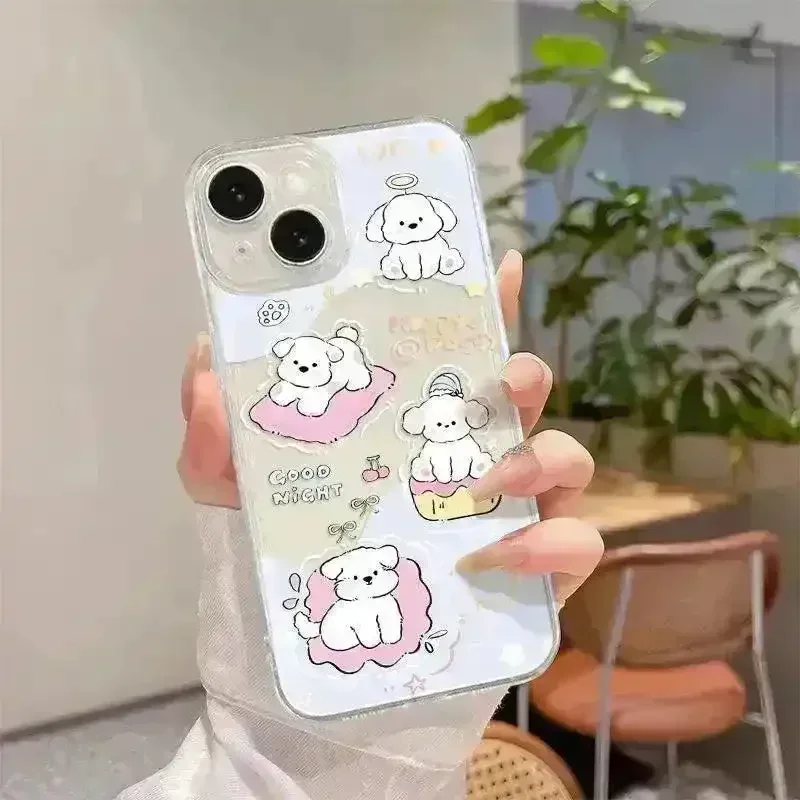 Cute Good Night Dog Phone Case (For iPhones) - Image 3