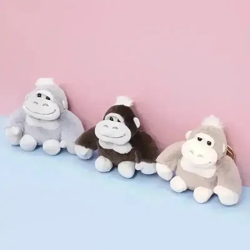 Cute Gorilla Plush Keychain - Image 3