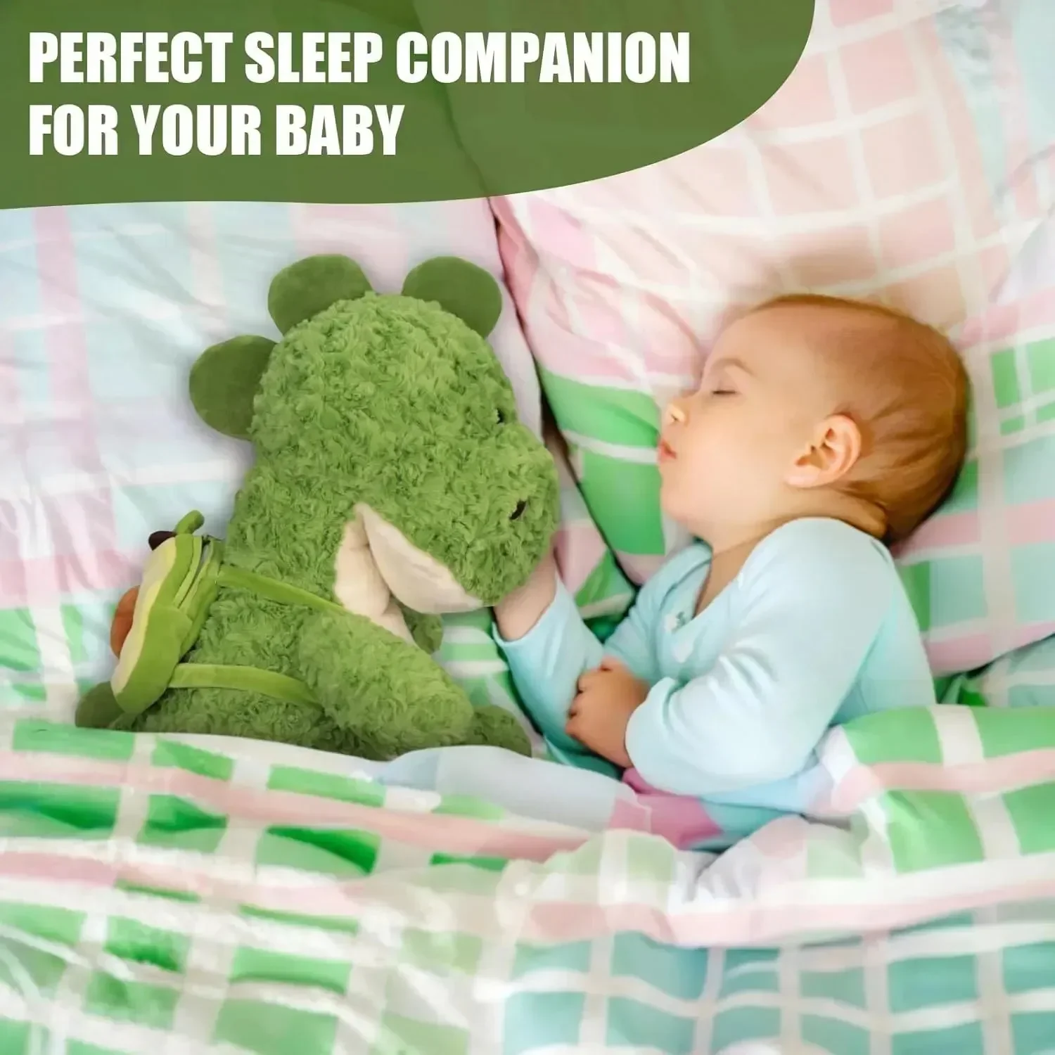 Cute Green Dragon Plush (35 cm) - Image 3