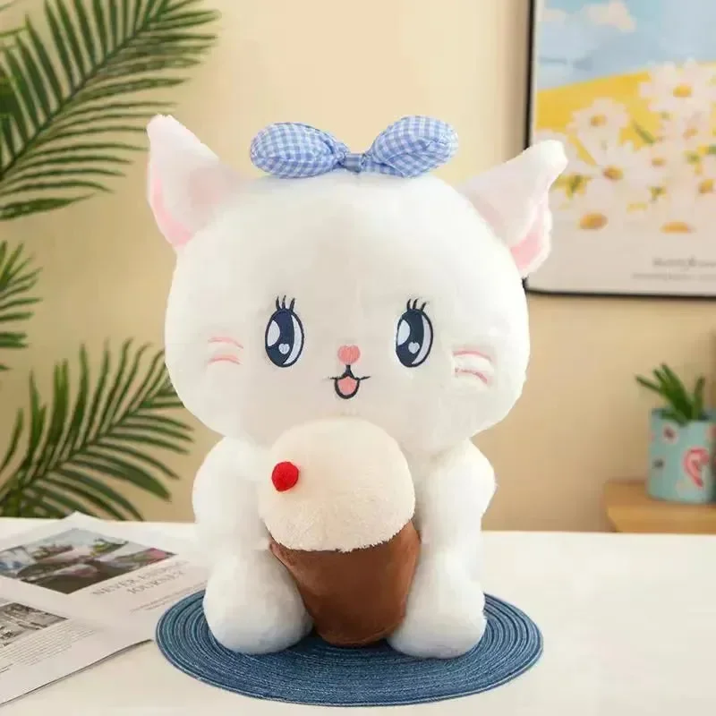 Cute Ice Cream Kitty Plush Toy (45 cm) - Image 2