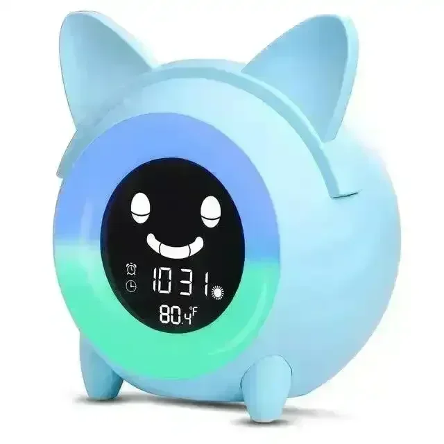 Cute Kids Animal Style Night Light Alarm Clock - Image 8