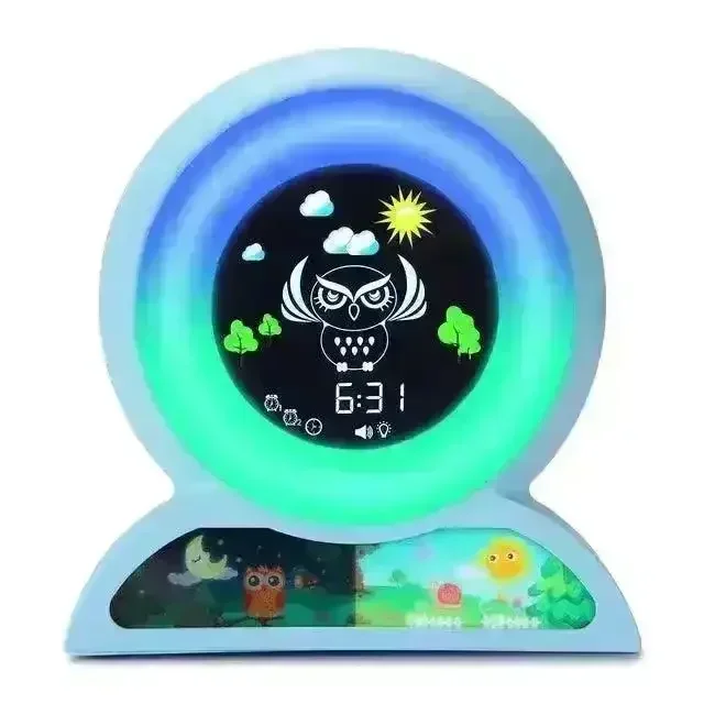 Cute Kids Animal Style Night Light Alarm Clock - Image 9