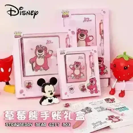 Cute Lotso Strawberry Bear Notebook Gift Set - Image 2