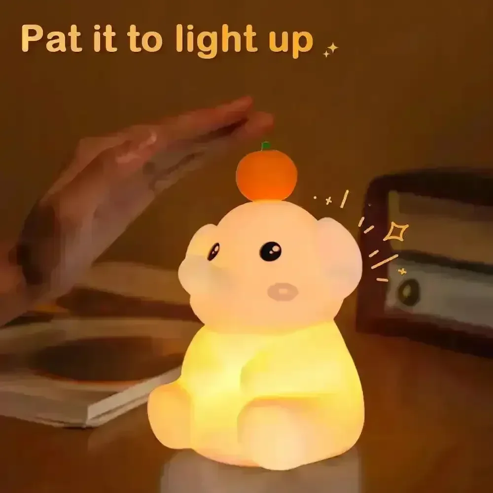 Cute Orange Elephant Night Light - Image 4