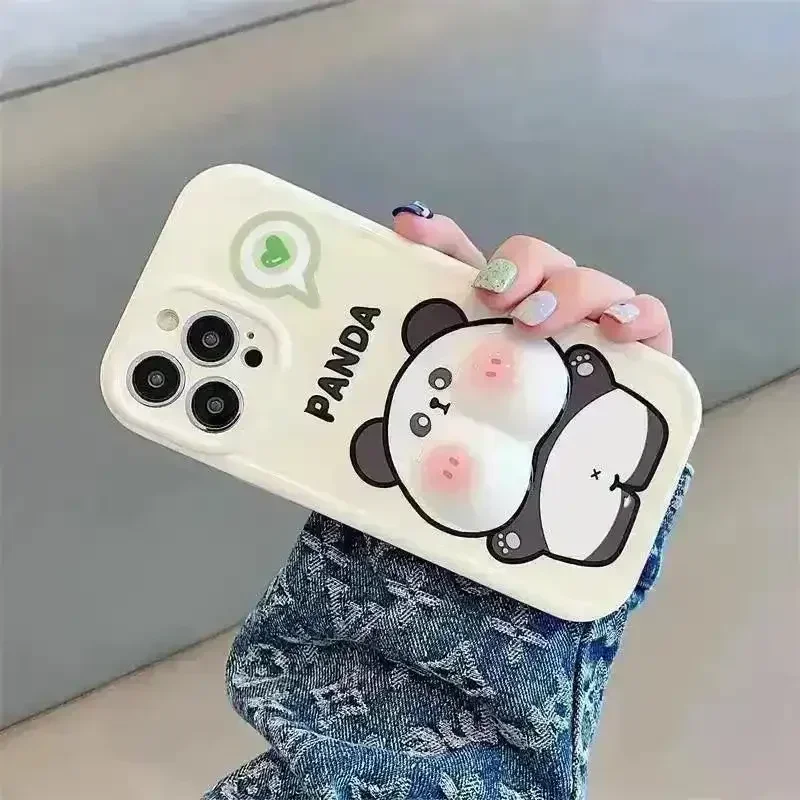 Cute Panda Cheeks Phone Case (For iPhones) - Image 4