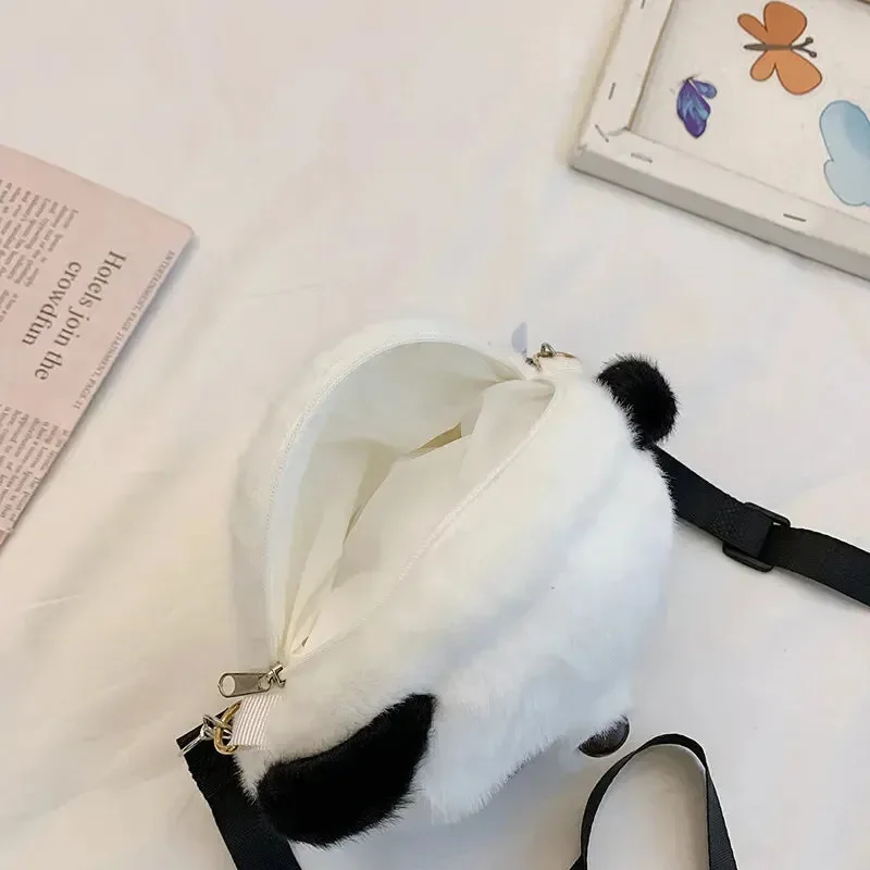 Cute Snoopy Dog & Panda Plush Handbags - Image 10