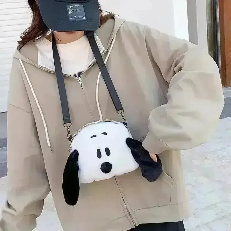 Cute Snoopy Dog & Panda Plush Handbags - Image 7