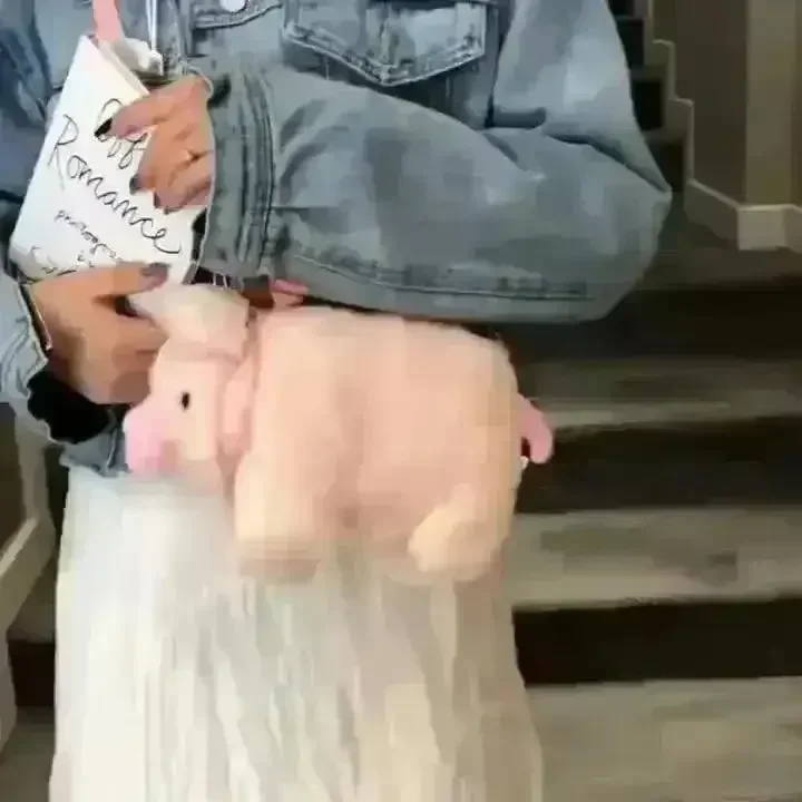 Cute Plush Pig Cross Bodybag - Image 8