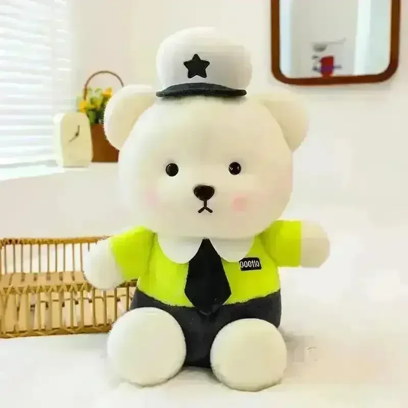 Cute Police Bear Plushie (25 cm) - Image 3