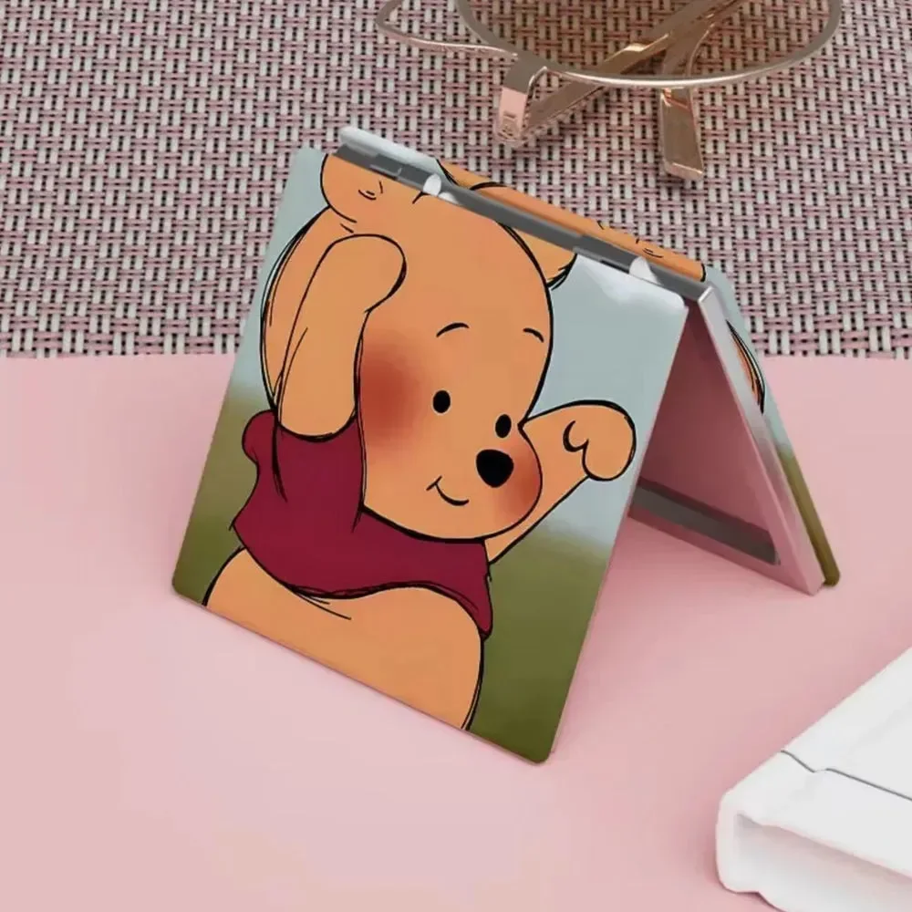 Cute Pooh & Piglet Pocket Mirror - Image 2