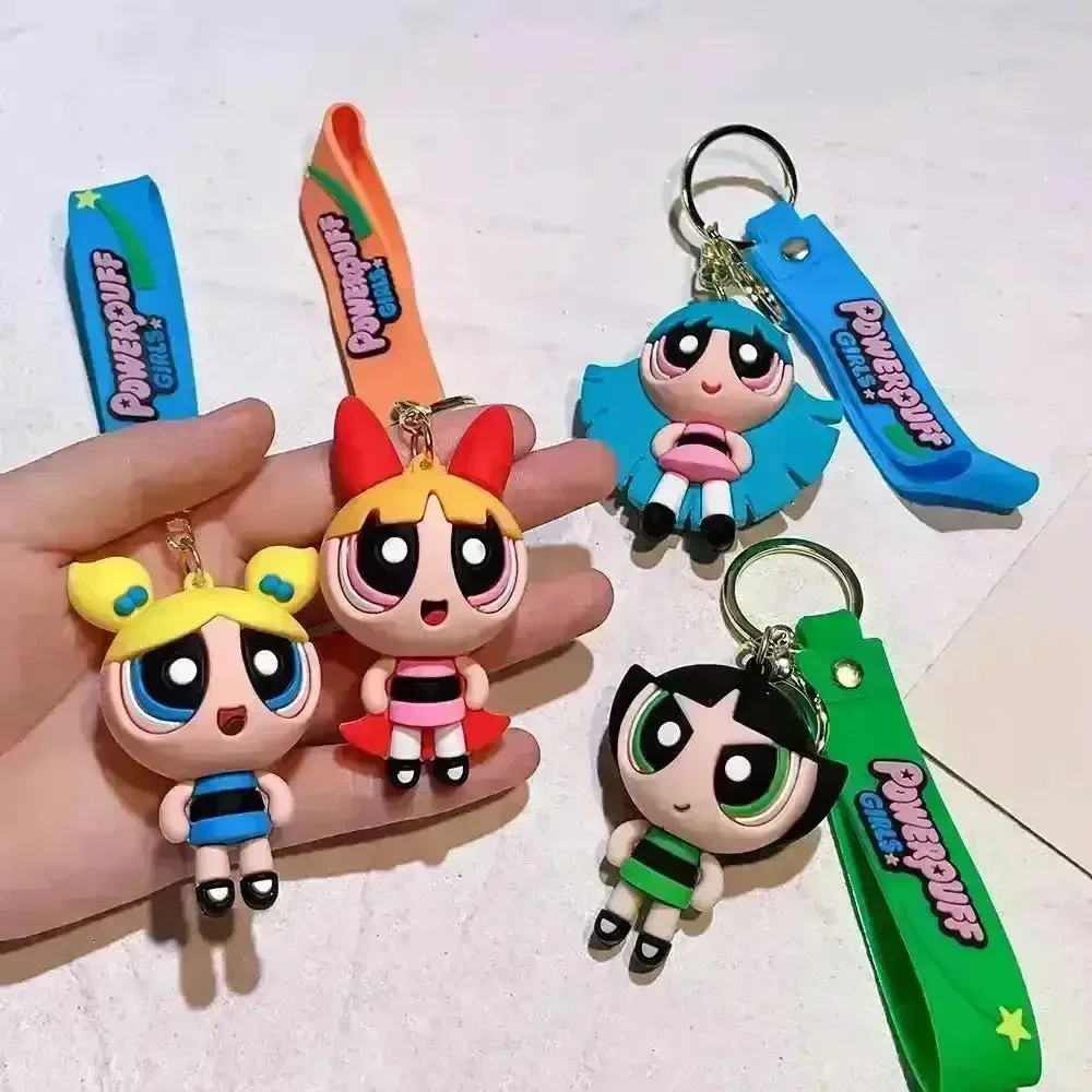 Cute Powerpuff Girls Keychains