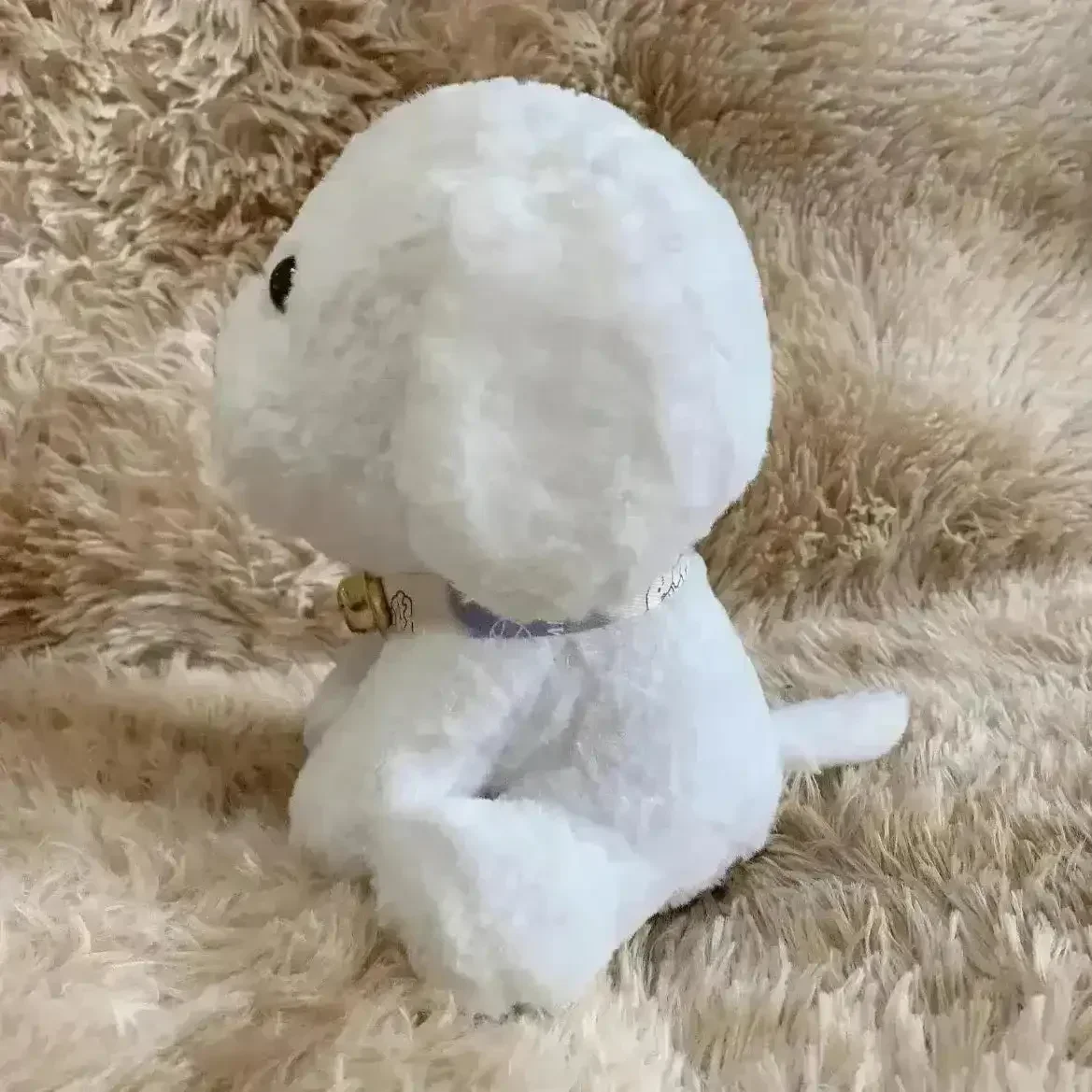 Cute Puppy Sitting Plush Toy (25 cm) - Image 3