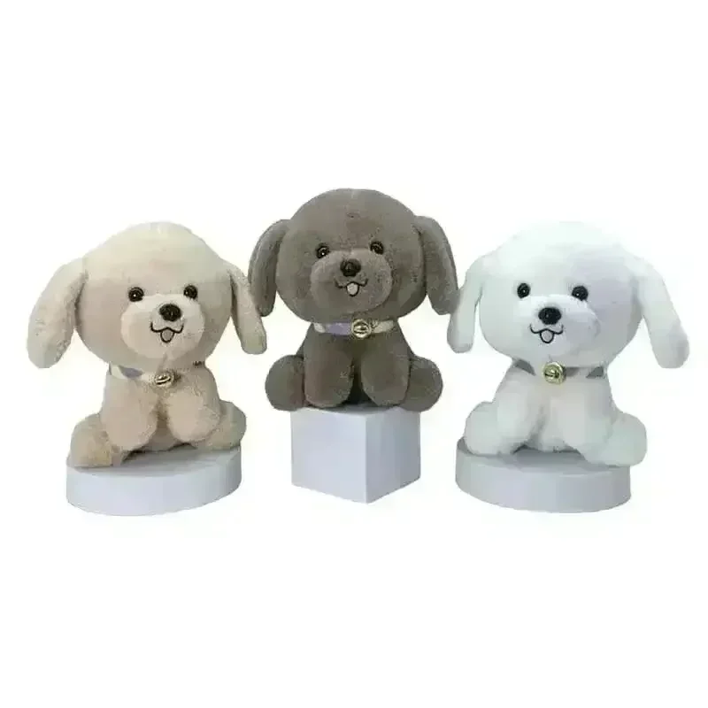 Cute Puppy Sitting Plush Toy (25 cm) - Image 7