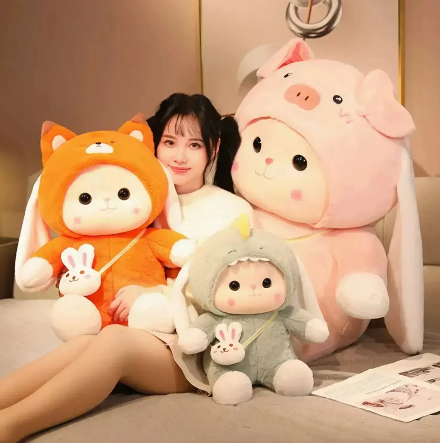 Bunny Vogue Rabbit Plush Toy - Image 2