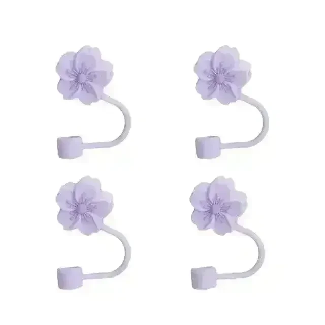 Cute Silicone Straw Covers Cap for Stanley Cup (4 Pcs) - Image 14