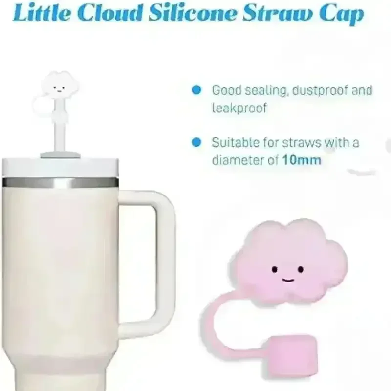 Cute Silicone Straw Covers Cap for Stanley Cup (4 Pcs) - Image 7
