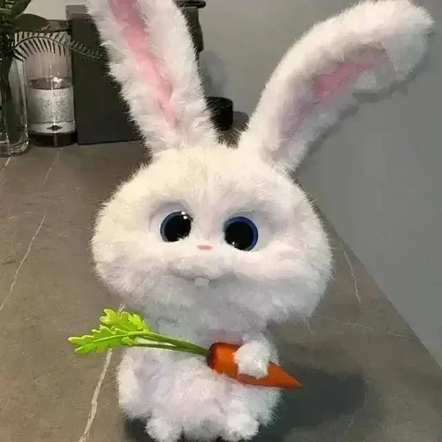 Cute Snowball Rabbit Plushie - Image 2