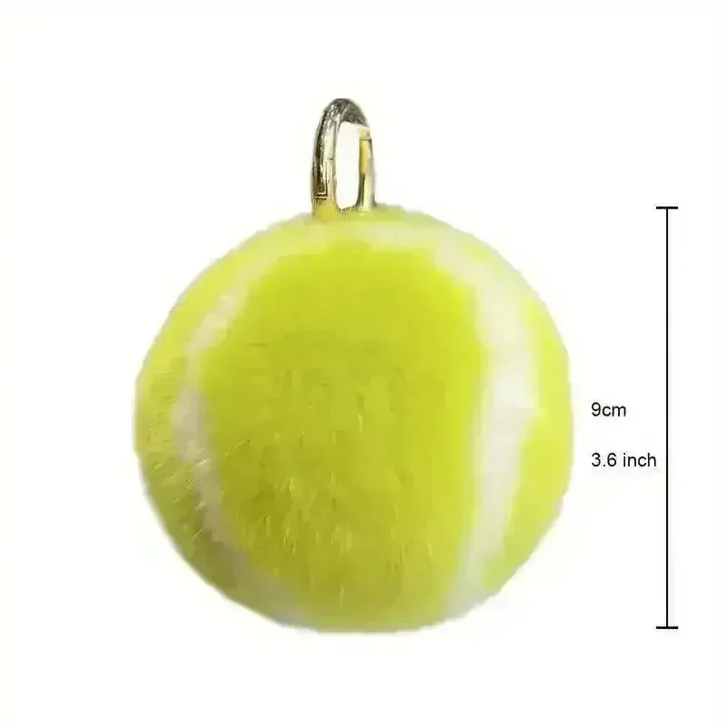 Cute Tennis Ball Keychain - Image 6