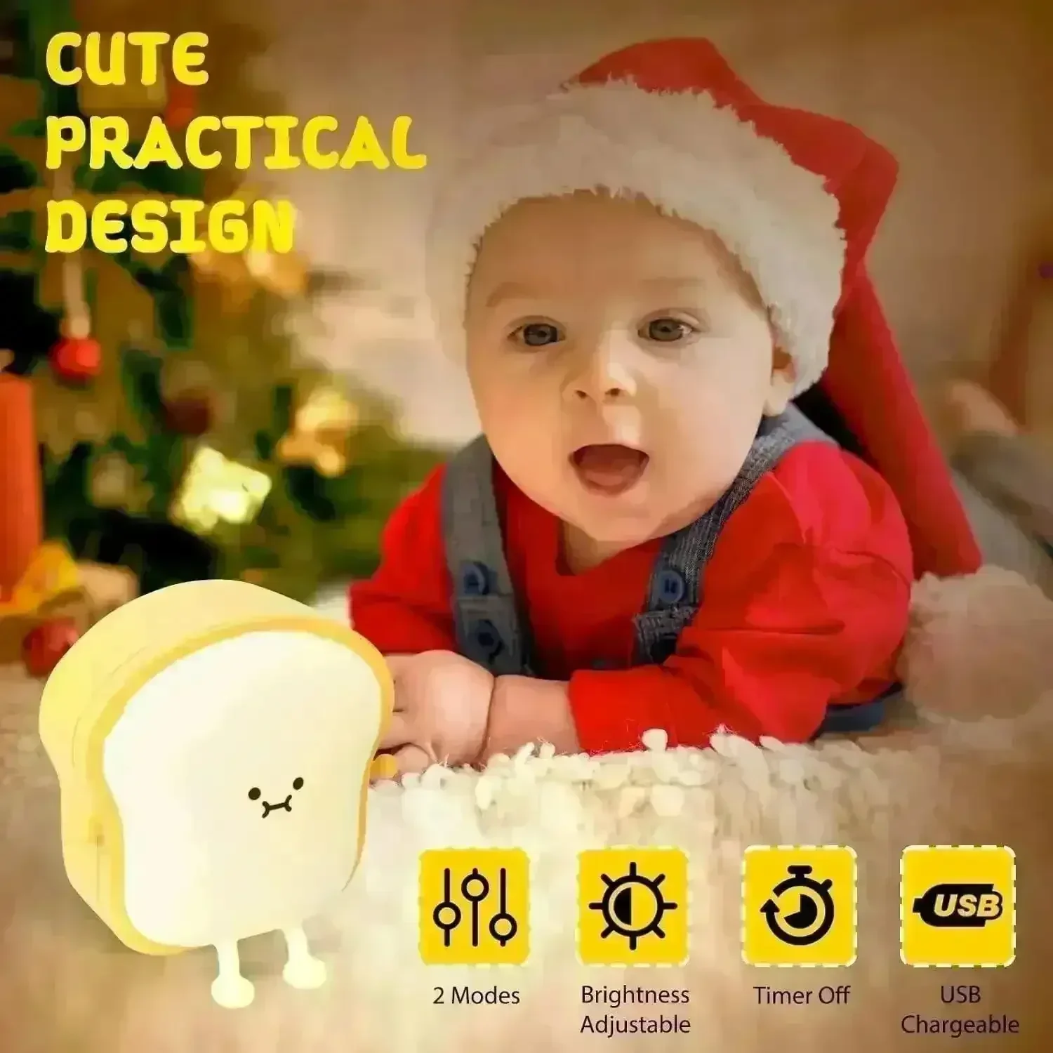 Cute Toast Night Light - Image 6