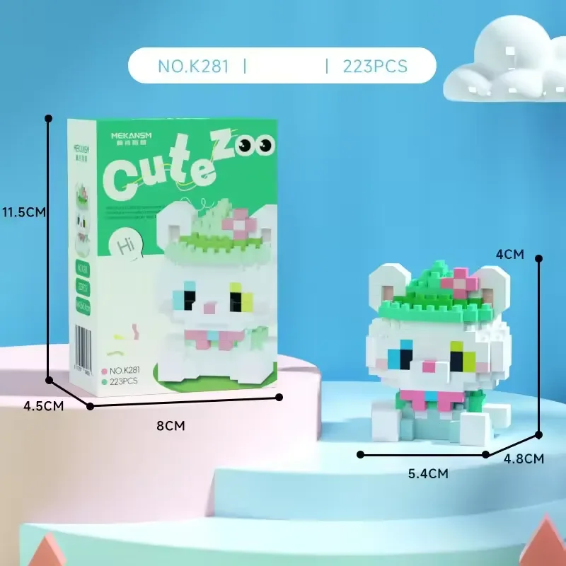 Cute Zoo Micro Building Blocks - Image 12