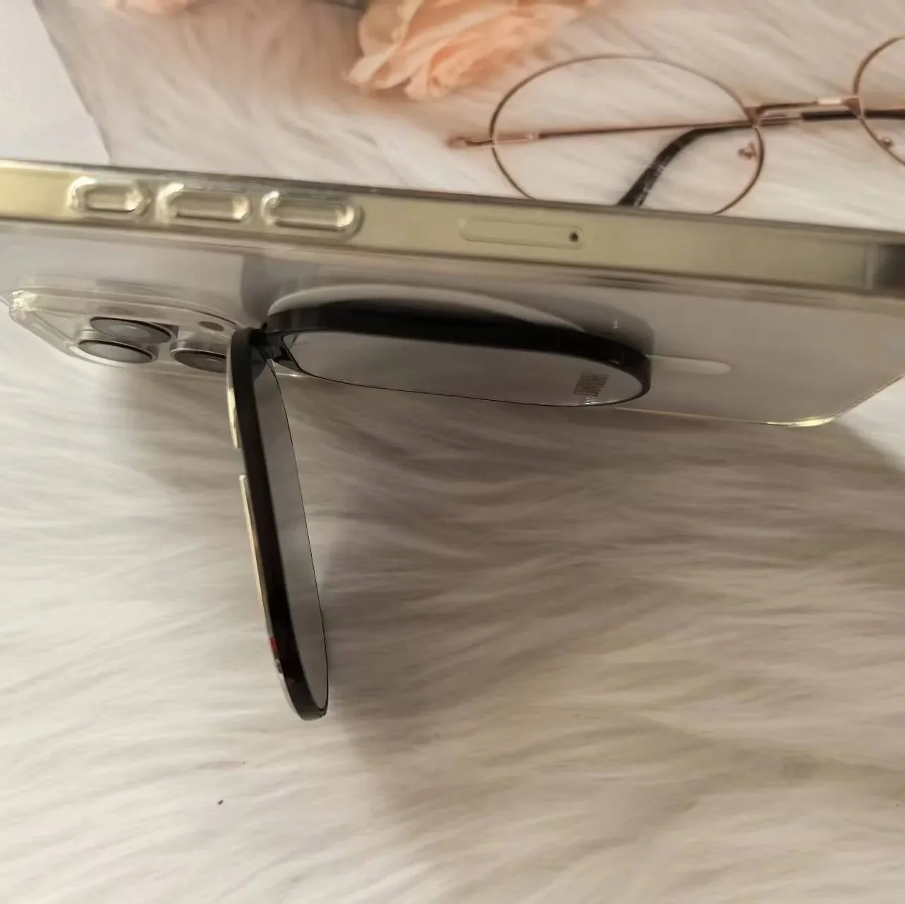 D Luxe Noir Dual-Reflect Phone Mirror - Image 11