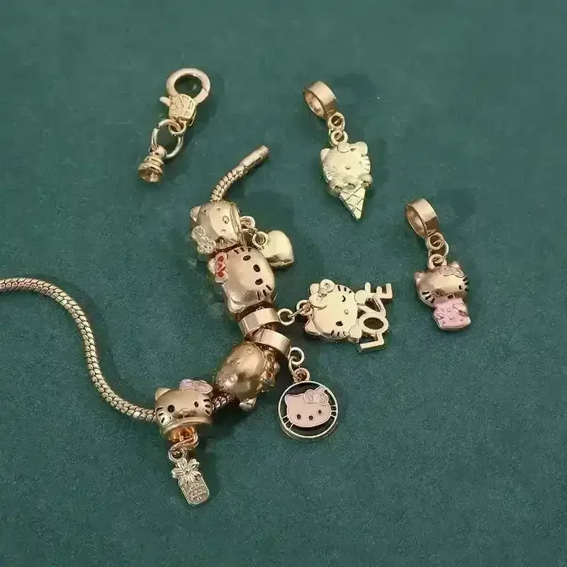 Dazzling Hello Kitty Zinc Alloy Bracelet - Image 4