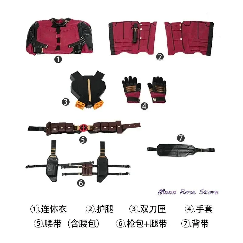 Deadpool Cosplay Full Body Costume Mask - Image 17