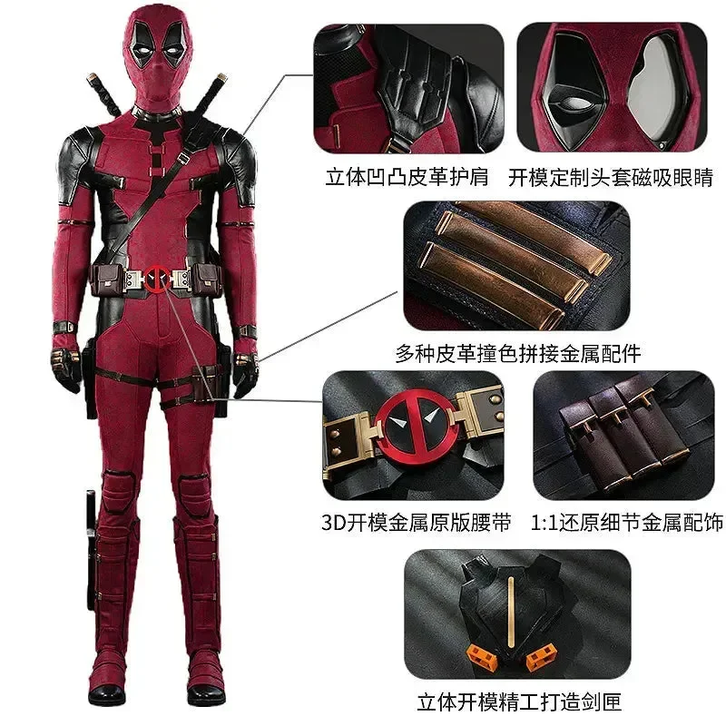 Deadpool Cosplay Full Body Costume Mask - Image 8