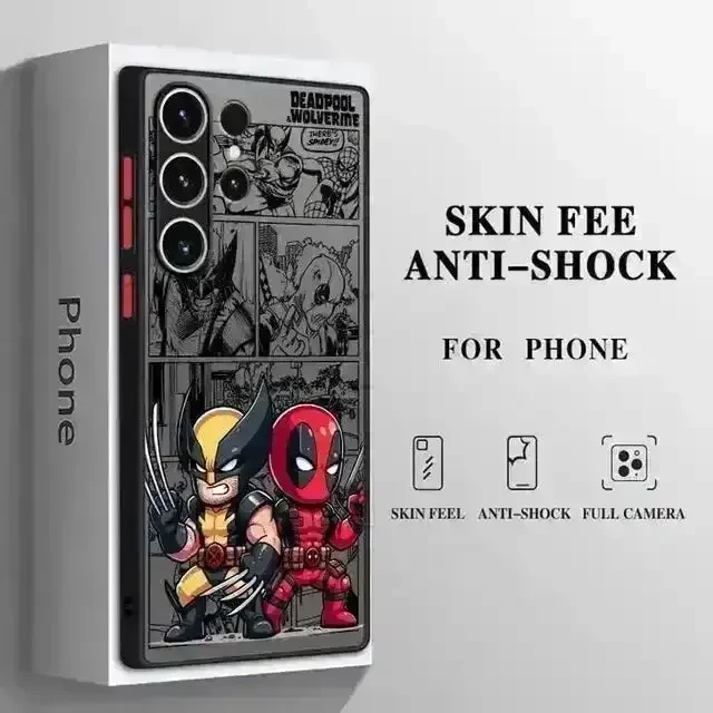 Deadpool vs Wolverine Matte Phone Case (For Samsung) - Image 8