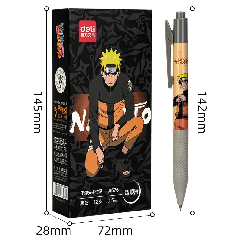 Deli A576 Naruto Gel Pen (Set of 4) - Image 9