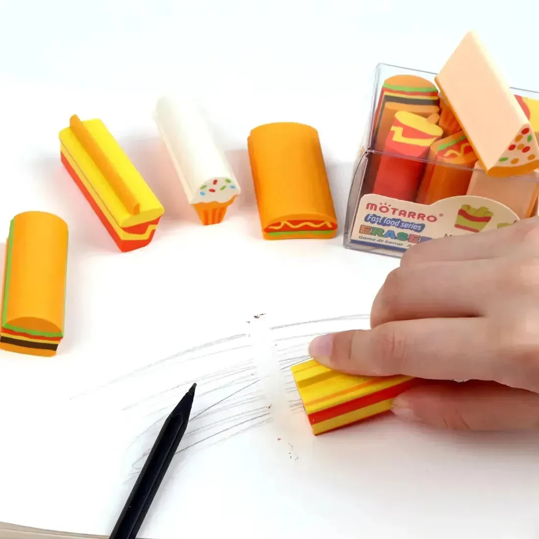 Delightful Fast Food Eraser (6 Pcs) - Image 4
